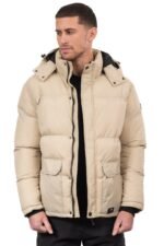 V336 VCODE ΜΠΟΥΦΑΝ PUFFER  BEIGE  ΦΟΥΣΚΩΤΟ ΜΑΥΡΟ ΜΠΕΖ