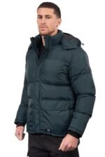 V336 VCODE ΜΠΟΥΦΑΝ PUFFER  PETROL  ΦΟΥΣΚΩΤΟ  ΣΚΟΥΡΟ ΠΡΑΣΙΝΟ - Image 2
