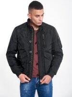 ICETECH G633 BLACK-ΑΝΔΡΙΚΟ BOMBER-ΑΝΔΡΙΚΟ ΤΖΑΚΕΤ ΜΑΥΡΟ