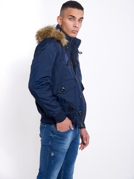 ICETECH G633 NAVY- ΑΝΔΡΙΚΟ BOMBER ΤΖΑΚΕΤ ΜΠΛΕ