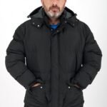 VAINAS V24 PLUS SIZE ΑΝΤΡΙΚΟ ΜΠΟΥΦΑΝ ΦΟΥΣΚΩΤΟ ΜΑΥΡΟ