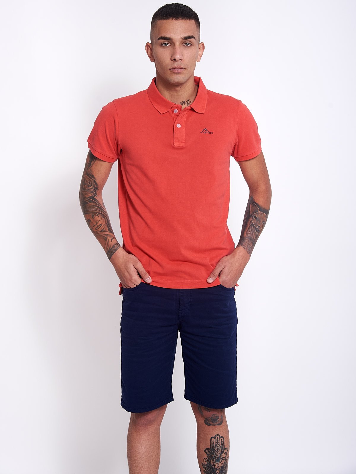POLO-RED ICETECH POLO RED-ΑΝΔΡΙΚΟ ΠΟΛΟ ΚΟΚΚΙΝΟ - Image 1