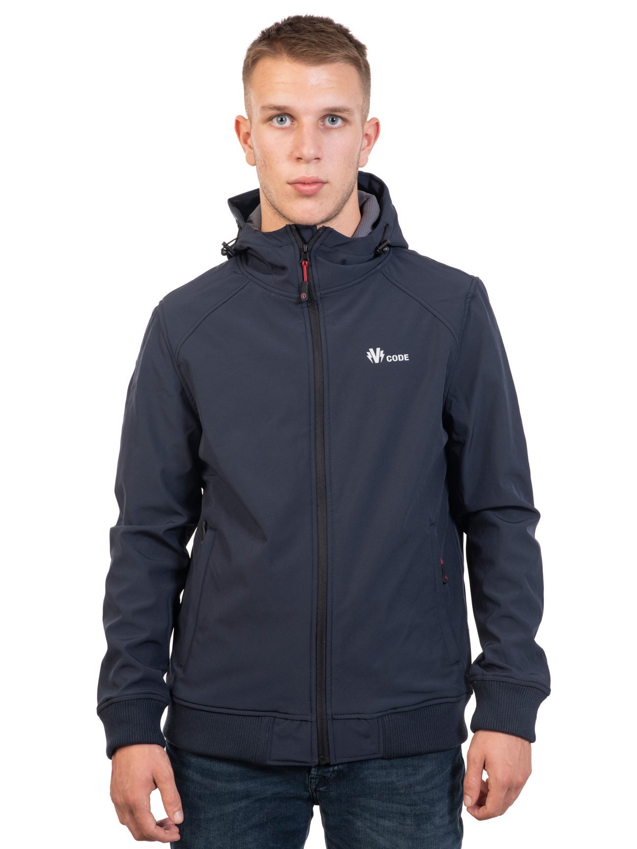 TONY5702Adaxion-ok- NEOPREN BOMBER JACKET NAVY VCODE ΑΝΤΡΙΚΟ ΤΖΑΚΕΤ ΜΠΛΕ - Image 1