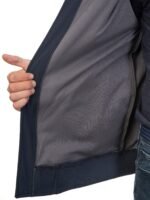NEOPREN BOMBER JACKET NAVY VCODE ΑΝΤΡΙΚΟ ΤΖΑΚΕΤ ΜΠΛΕ - Image 5