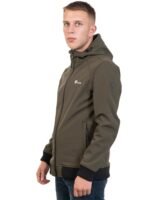 NEOPREN BOMBER JACKET OLIVE VCODE ΑΝΤΡΙΚΟ ΤΖΑΚΕΤ ΛΑΔΙ - Image 3