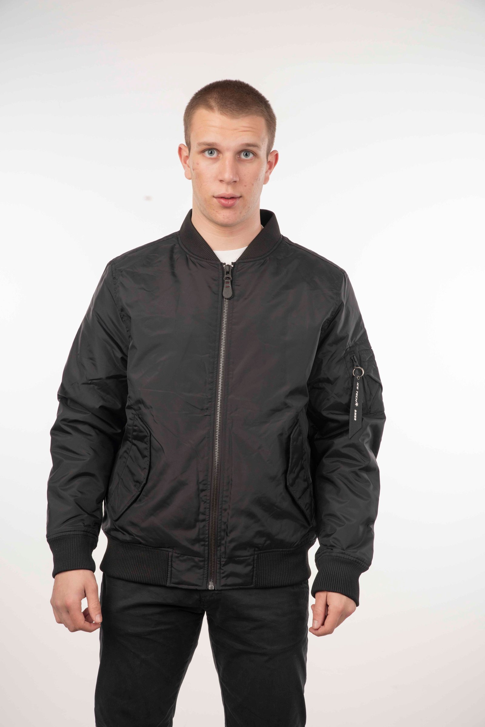 TONY9587-534-BLACK- A534-17 ICE TECH BLACK ΑΝΤΡΙΚΟ ΜΠΟΜΠΕΡ ΜΑΥΡΟ - Image 1