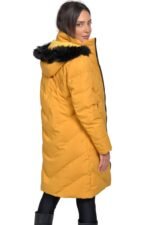 VAINAS V102 YELLOW- ΓΥΝΑΙΚΕΙΟ ΜΠΟΥΦΑΝ ΜΑΚΡΥ  ΒΑΘΥ ΚΙΤΡΙΝΟ - Image 5
