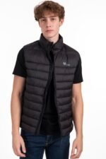 V320 VCODE- GILLET- BLACK - ΑΝΔΡΙΚΟ ΑΜΑΝΙΚΟ ΜΑΥΡΟ - Image 2
