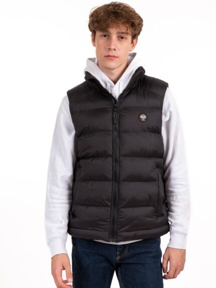 V324 VCODE- GILLET- BLACK - ΑΝΔΡΙΚΟ ΑΜΑΝΙΚΟ ΜΑΥΡΟ