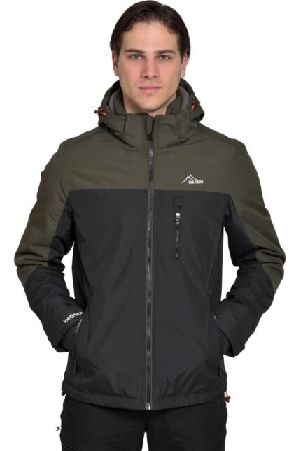 ICETECH G911 OLIVE/DARK GREY - ΑΝΔΡΙΚΟ ΤΖΑΚΕΤ ΛΑΔΙ/ΣΚΟΥΡΟ ΓΚΡΙ