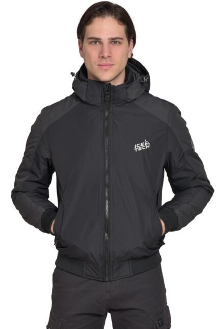 ICETECH G921 DARK GREY - ΑΝΔΡΙΚΟ ΜΠΟΜΠΕΡ ΤΖΑΚΕΤ ΣΚΟΥΡΟ ΓΚΡΙ