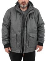 VAINAS  V17 PLUS SIZE  ΑΝΤΡΙΚΟ ΤΖΑΚΕΤ ΓΚΡΙ - Image 2