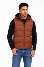 G001 MENS GILET MUSTARD - Image 2