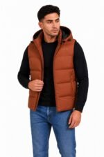 G001 MENS GILET MUSTARD