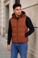 G001 MENS GILET MUSTARD - Image 6