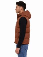 G001 MENS GILET MUSTARD - Image 4