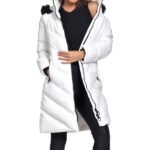 VAINAS V102 WHITE - ΓΥΝΑΙΚΕΙΟ ΜΠΟΥΦΑΝ ΜΑΚΡΥ ΛΕΥΚΟ