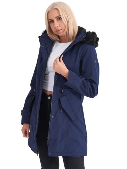 VAINAS V105 NAVY - ΓΥΝΑΙΚΕΙΟ ΠΑΛΤΟ ΧΕΙΜΕΡΙΝΟ ΠΑΡΚΑ ΣΚΟΥΡΟ ΜΠΛΕ