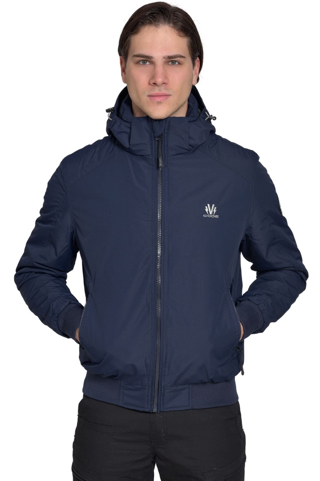 v21-navy-2-2 VCODE V21 NAVY - ΑΝΔΡΙΚΟ ΜΠΟΥΦΑΝ ΣΚΟΥΡΟ ΜΠΛΕ - Image 1
