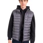 V320 VCODE - GILLET- GREY - ΑΝΔΡΙΚΟ ΑΜΑΝΙΚΟ ΓΚΡΙ