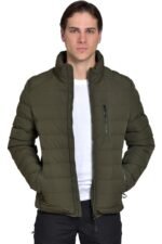 VCODE V36 OLIVE  - ΑΝΔΡΙΚΟ ΤΖΑΚΕΤ ΛΑΔΙ - Image 4