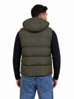 G001 MENS GILET OLIVE - Image 3