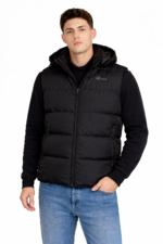 VITO MENS GILET BLACK
