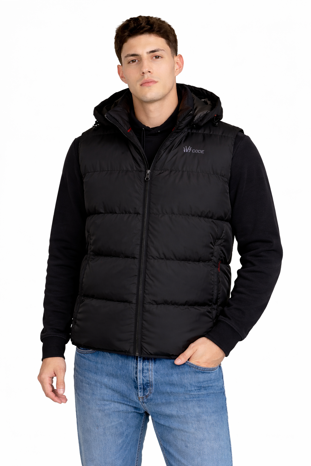 vito-blk-1 VITO MENS GILET BLACK - Image 1