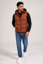 G001 MENS GILET MUSTARD - Image 5